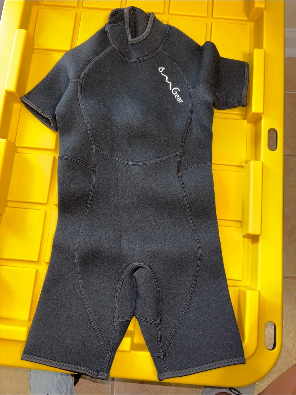 O'Neill Kids Black Shorty Swim Rashguard